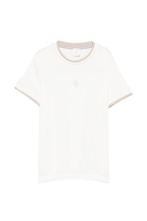 t-shirt in cotton beige ELEVENTY KIDS | EY8P31Z3708101BG